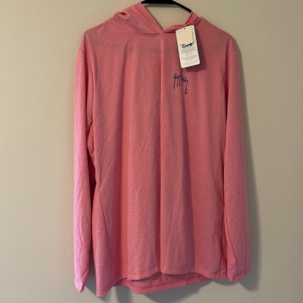 Pink Guy Harvey Hoodie | XXL